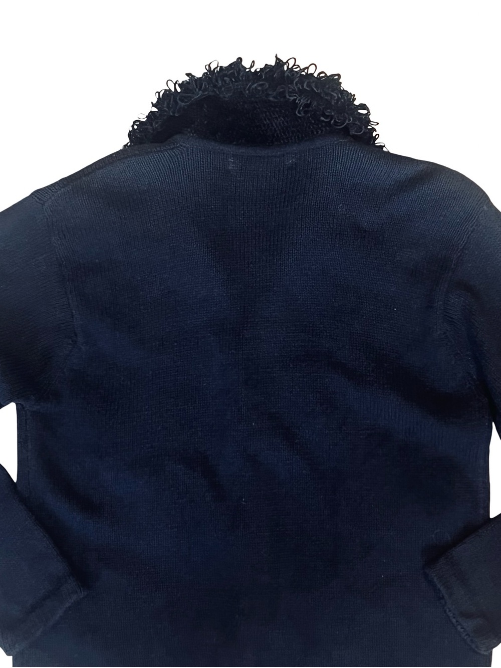 Victoria Harbour Vintage Y2K M Black Mitten Cardigan Sweater Beaded Embellished - Picture 9 of 13